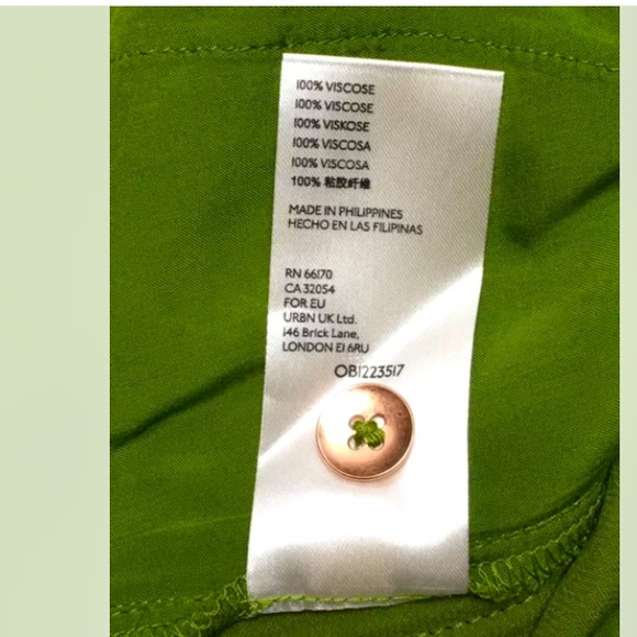 Anthropologie Diandra Pleated Joggers Pants Green4 - Picture 8 of 10